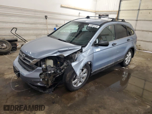 2011 Honda CR-V SE with VIN 5J6RE4H45BL098106, listed as a Copart auction lot 51801215 with 174,612 mi miles and Salvage Title. Bid and sale history available at carsss.com. Image 1.