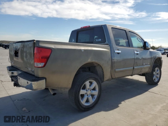 2008 Nissan Titan SE with VIN 1N6BA07D68N331854, listed as a Copart auction lot 81683984 with Not Provided miles and Clean Title. Bid and sale history available at carsss.com. Image 3.