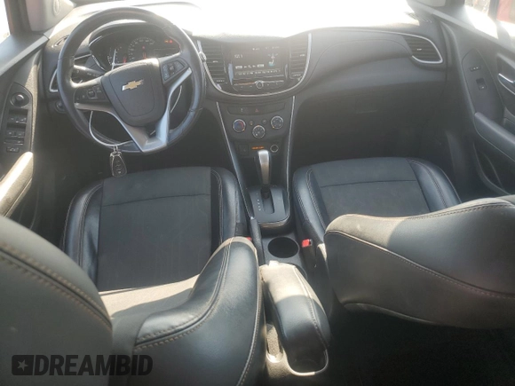 2017 Chevrolet Trax LT with VIN 3GNCJPSB3HL212057, listed as a Copart auction lot 53494495 with 75,481 mi miles and Salvage Title. Bid and sale history available at carsss.com. Image 8.