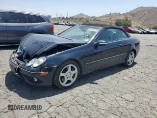 2009 Mercedes-Benz CLK 350 z VIN WDBTK56G49T107541, wystawiony jako Copart lot #62190475 z przebiegiem 70 814 mil mil oraz Szkoda całkowita • Salvage title. Historia ofert i sprzedaży dostępna na DreamBid. Obrazek 1.
