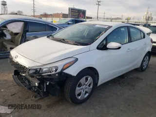 2017 Kia Forte LX with VIN 3KPFK4A72HE086261, listed as a Copart auction lot 51515425 with 27,150 mi miles and Non Repairable. Bid and sale history available at carsss.com. Image 1.