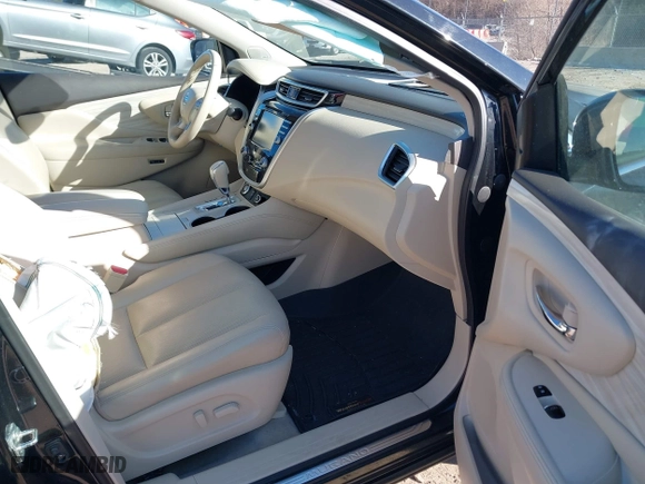 2015 Nissan Murano S with VIN 5N1AZ2MH7FN230762, listed as a IAAI auction lot 41011815 with 98,331 mi miles. Bid and sale history available at carsss.com. Image 5.