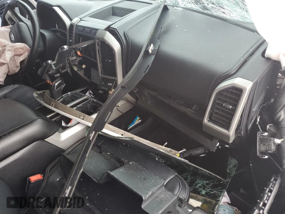 2020 Ford F-150 XL with VIN 1FTEW1E58LKE78819, listed as a Copart auction lot 55860945 with Not provided miles and Salvage title. Bid and sale history available at DreamBid. Image 8.