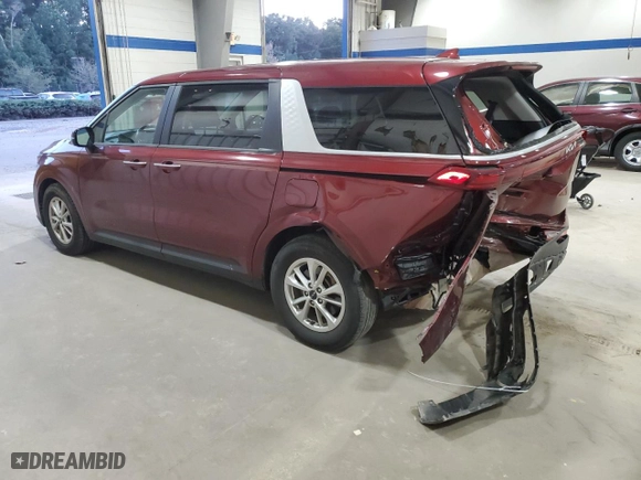 2022 Kia Carnival LXS with VIN KNDNB4H33N6123768, listed as a Copart auction lot 76234214 with 41,387 mi miles and Salvage Title. Bid and sale history available at carsss.com. Image 2.