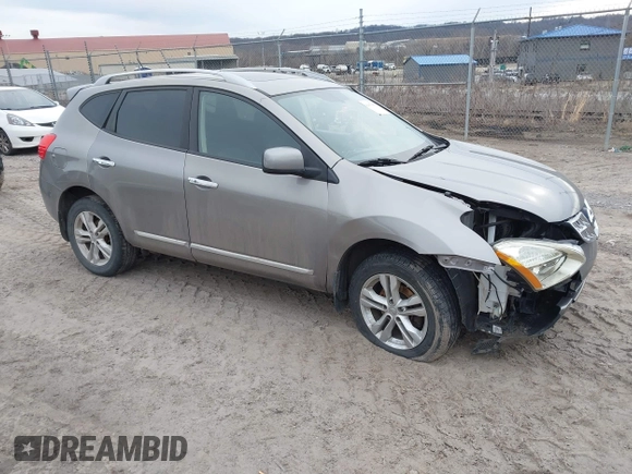 2012 Nissan Rogue SV with VIN JN8AS5MV8CW707354, listed as a IAAI auction lot 41497496 with 85,272 mi miles. Bid and sale history available at carsss.com. Image 1.