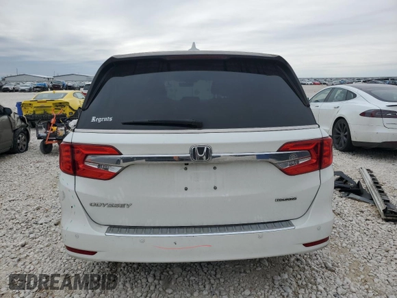 2020 Honda Odyssey Touring with VIN 5FNRL6H88LB014164, listed as a Copart auction lot 42925415 with 67,667 mi miles and Salvage title. Bid and sale history available at DreamBid. Image 6.
