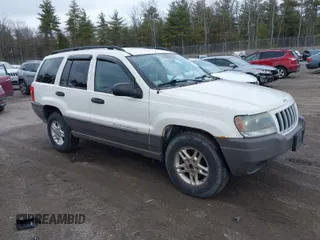 2004 Jeep Grand Cherokee Laredo with VIN 1J4GW48S54C393518, listed as a IAAI auction lot 41984570 with 187,066 mi miles. Bid and sale history available at carsss.com. Image 1.
