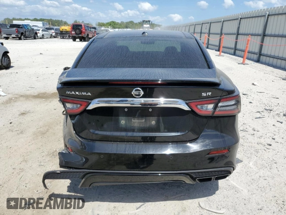 2020 Nissan Maxima SR with VIN 1N4AA6EV4LC381014, listed as a Copart auction lot 50953385 with 45,976 mi miles and Salvage Title. Bid and sale history available at DreamBid. Image 6.
