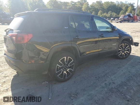 2019 GMC Acadia SLT with VIN 1GKKNMLA7KZ289709, listed as a Copart auction lot 75533374 with 125,246 mi miles and Salvage Title. Bid and sale history available at carsss.com. Image 3.