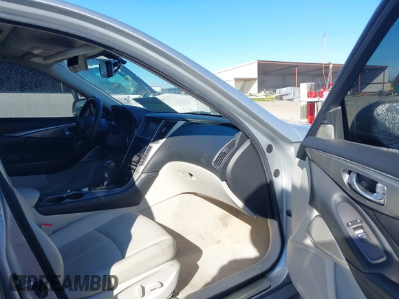 2017 Infiniti Q50 Premium with VIN JN1EV7AR0HM833138, listed as a IAAI auction lot 41464524 with 150,210 mi miles and . Bid and sale history available at DreamBid. Image 5.