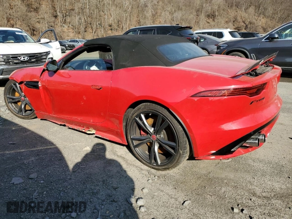 2022 Jaguar F-Type with VIN SAJD55FE3NCK77770, listed as a Copart auction lot 48916255 with Not Provided miles and Salvage Title. Bid and sale history available at DreamBid. Image 2.