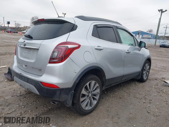 2018 Buick Encore Preferred with VIN KL4CJESB0JB672209, listed as a IAAI auction lot 41115524 with 98,869 mi miles and . Bid and sale history available at carsss.com. Image 4.