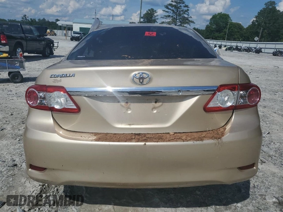 2013 Toyota Corolla L with VIN 5YFBU4EE8DP168814, listed as a Copart auction lot 46635025 with 0 mi miles and Non Repairable. Bid and sale history available at carsss.com. Image 6.