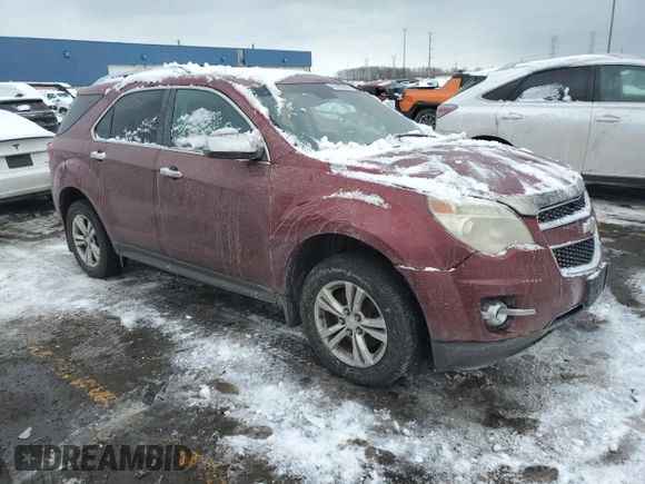 2012 Chevrolet Equinox LTZ with VIN 2GNFLGE57C6357550, listed as a Copart auction lot 45285065 with 156,019 mi miles and Clean Title. Bid and sale history available at carsss.com. Image 4.
