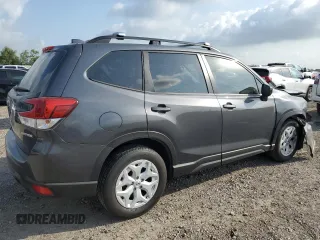 2021 Subaru Forester with VIN JF2SKADC4MH593982, listed as a Copart auction lot 55418575 with 57,706 mi miles and Salvage title. Bid and sale history available at DreamBid. Image 3.