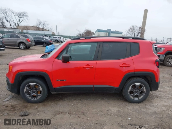 2017 Jeep Renegade Sport with VIN ZACCJAABXHPF01404, listed as a IAAI auction lot 41794086 with 49,247 mi miles and . Bid and sale history available at DreamBid. Image 15.