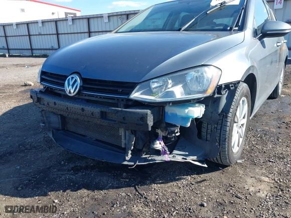 2015 Volkswagen Golf TSI SEL with VIN 3VW217AU1FM095204, listed as a IAAI auction lot 41970297 with 96,338 mi miles. Bid and sale history available at carsss.com. Image 6.