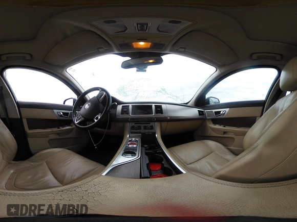 2013 Jaguar XF I4 RWD with VIN SAJWA0ES3DPS74714, listed as a IAAI auction lot 41298780 with 130,359 mi miles. Bid and sale history available at carsss.com. Image 18.