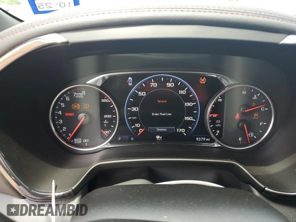 2023 Chevrolet Blazer RS с VIN 3GNKBERS5PS228459, выставлен на аукционе Copart как лот 54530205 с пробегом 9 379 миль миль и Списание • Salvage title. История ставок и продаж доступна на DreamBid. Изображение 9.