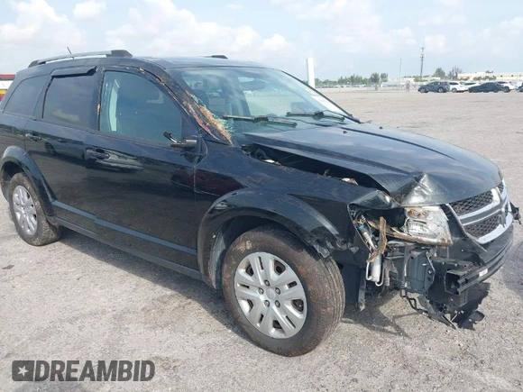 2017 Dodge Journey SE with VIN 3C4PDCAB4HT691343, listed as a IAAI auction lot 41863725 with 99,519 mi miles and . Bid and sale history available at carsss.com. Image 1.
