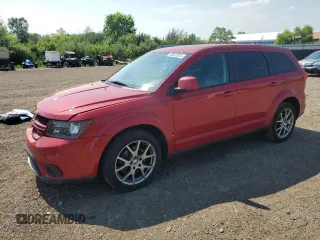 2016 Dodge Journey R/T with VIN 3C4PDCEG2GT178872, listed as a Copart auction lot 82053604 with 107,528 mi miles and Salvage title. Bid and sale history available at DreamBid. Image 1.
