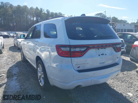 2024 Dodge Durango R/T Plus z VIN 1C4SDJCT3RC143917, wystawiony jako IAAI lot #41634822 z przebiegiem Nie podano mil oraz . Historia ofert i sprzedaży dostępna na DreamBid. Obrazek 3.