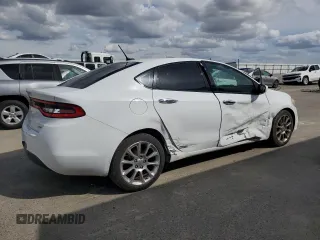 2016 Dodge Dart SXT Sport with VIN 1C3CDFFA2GD821001, listed as a Copart auction lot 49884745 with 163,527 mi miles and Salvage Title. Bid and sale history available at carsss.com. Image 3.