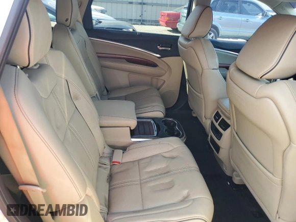2017 Acura MDX w/Advance Pkg with VIN 5FRYD4H89HB015021, listed as a Copart auction lot 88557355 with 124,771 mi miles and Salvage Title. Bid and sale history available at carsss.com. Image 11.