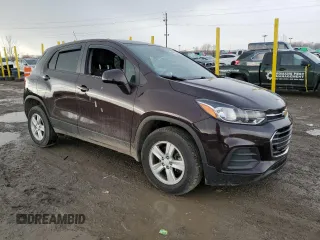 2021 Chevrolet Trax LS with VIN KL7CJNSB3MB356195, listed as a Copart auction lot 46812335 with 0 mi miles and Salvage Title. Bid and sale history available at carsss.com. Image 4.