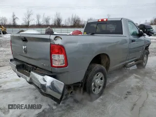 2021 Ram 2500 Tradesman with VIN 3C6MR5AJ0MG558726, listed as a Copart auction lot 46587075 with 35,422 mi miles and Salvage Title. Bid and sale history available at carsss.com. Image 3.