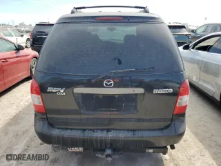 2001 Mazda MPV DX with VIN JM3LW28G310173674, listed as a Copart auction lot 75312034 with 0 mi miles and Salvage Title. Bid and sale history available at carsss.com. Image 6.