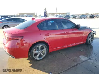 2019 Alfa Romeo Giulia with VIN ZARFANAN9K7611613, listed as a Copart auction lot 88749595 with 0 mi miles and Non Repairable. Bid and sale history available at carsss.com. Image 3.