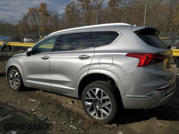 2023 Hyundai Santa Fe Calligraphy with VIN 5NMS54AL1PH633966, listed as a Copart auction lot 82555084 with 17,988 mi miles and Salvage Title. Bid and sale history available at carsss.com. Image 2.