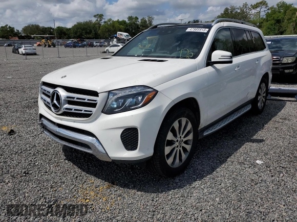 2019 Mercedes-Benz GLS with VIN 4JGDF6EE7KB231486, listed as a Copart auction lot 47985913 with 54,442 mi miles. Bid and sale history available at carsss.com. Image 1.
