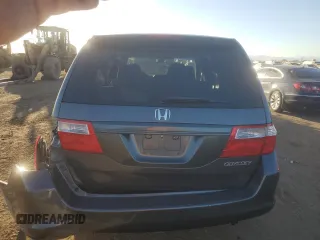 2005 Honda Odyssey LX with VIN 5FNRL38285B026019, listed as a Copart auction lot 47365215 with 164,789 mi miles and Salvage Title. Bid and sale history available at carsss.com. Image 6.