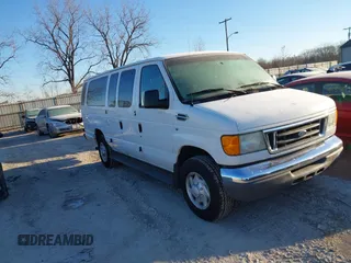 2006 Ford Econoline Passenger XL with VIN 1FBSS31L46DB25389, listed as a IAAI auction lot 41573172 with 148,068 mi miles and . Bid and sale history available at DreamBid. Image 1.
