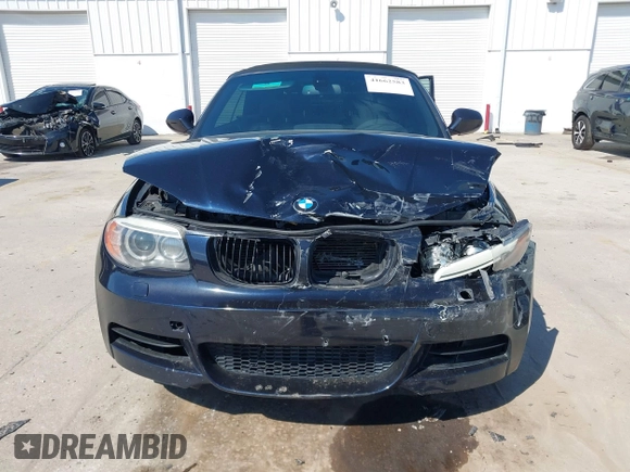 2013 BMW 1 Series 135i with VIN WBAUN7C56DVM27224, listed as a IAAI auction lot 41662583 with 83,335 mi miles. Bid and sale history available at carsss.com. Image 12.