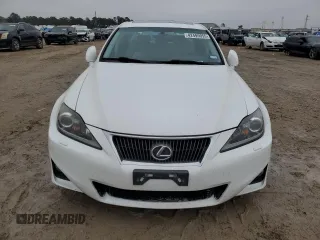 2012 Lexus IS 350 with VIN JTHBE5C26C5030856, listed as a Copart auction lot 42495955 with 129,950 mi miles and Salvage title. Bid and sale history available at DreamBid. Image 5.