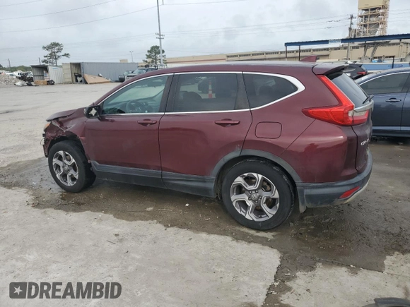 2017 Honda CR-V EX with VIN 7FARW1H58HE029274, listed as a Copart auction lot 50643985 with 143,909 mi miles and Salvage Title. Bid and sale history available at carsss.com. Image 2.