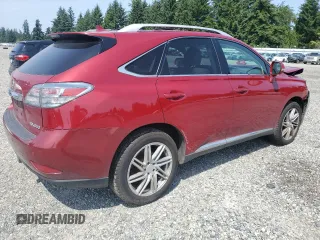 2011 Lexus RX 350 with VIN JTJBK1BA2B2015876, listed as a Copart auction lot 62116415 with 117,159 mi miles and Salvage title. Bid and sale history available at DreamBid. Image 3.