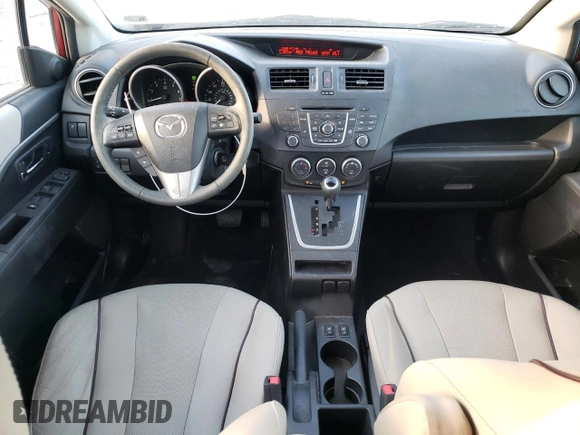 2015 Mazda 5 Grand Touring with VIN JM1CW2DL2F0190095, listed as a Copart auction lot 75709034 with 65,509 mi miles and Salvage title. Bid and sale history available at DreamBid. Image 8.