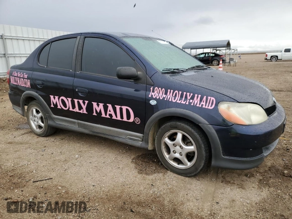 2001 Toyota ECHO with VIN JTDBT123010168350, listed as a Copart auction lot 48018345 with 215,298 mi miles and Clean title. Bid and sale history available at DreamBid. Image 4.