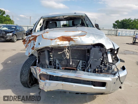 2014 Ram 2500 SLT with VIN 3C6TR5DT2EG205852, listed as a Copart auction lot 59514745 with 130,510 mi miles and Salvage title. Bid and sale history available at DreamBid. Image 5.