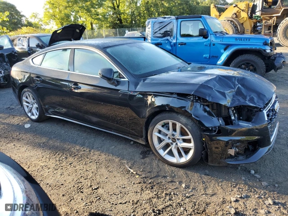 2024 Audi A5 Sportback S line Premium with VIN WAUDACF55RA027816, listed as a Copart auction lot 67306724 with 3,622 mi miles and Salvage Title. Bid and sale history available at carsss.com. Image 4.