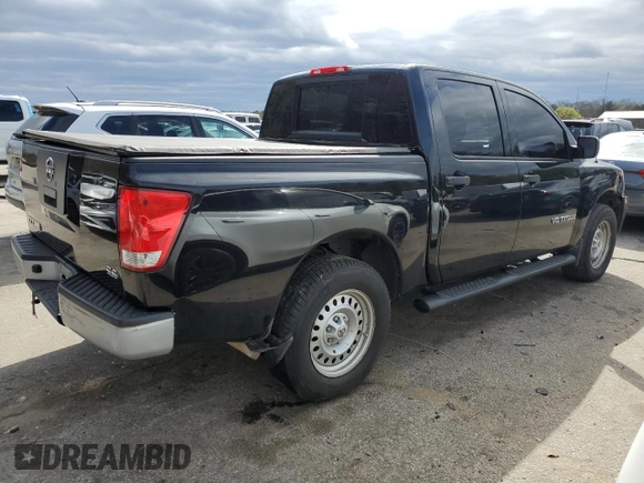 2008 Nissan Titan XE with VIN 1N6AA07D48N358871, listed as a Copart auction lot 48846295 with 127,799 mi miles and Salvage Title. Bid and sale history available at carsss.com. Image 3.