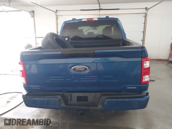 2023 Ford F-150 XL with VIN 1FTEW1EP8PKG08718, listed as a IAAI auction lot 41609293 with 26,414 mi miles. Bid and sale history available at carsss.com. Image 16.