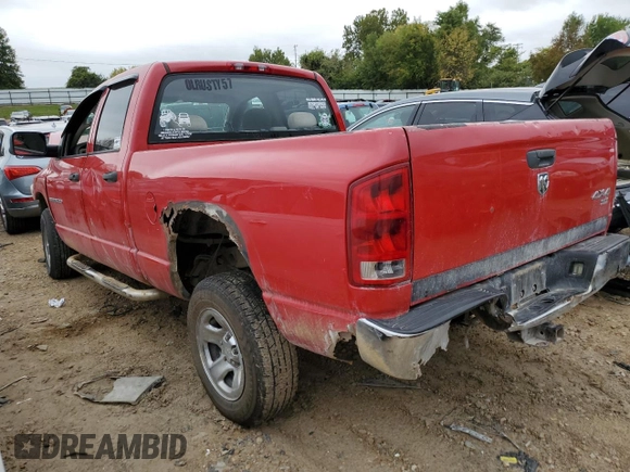 2005 Dodge 1500 SLT with VIN 1D7HU18D75S293403, listed as a Copart auction lot 74101914 with Not Provided miles and Non Repairable. Bid and sale history available at DreamBid. Image 2.