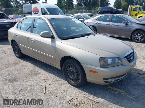 2006 Hyundai Elantra GLS with VIN KMHDN46D76U375496, listed as a IAAI auction lot 42583939 with 197,444 mi miles and . Bid and sale history available at DreamBid. Image 1.