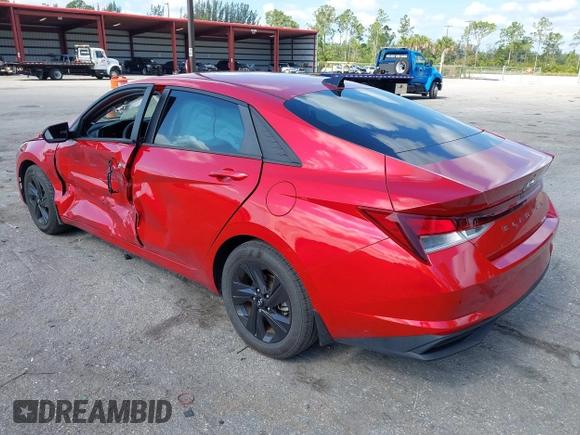 2023 Hyundai Elantra SEL with VIN 5NPLM4AG0PH094401, listed as a IAAI auction lot 42225161 with 31,204 mi miles and . Bid and sale history available at DreamBid. Image 3.