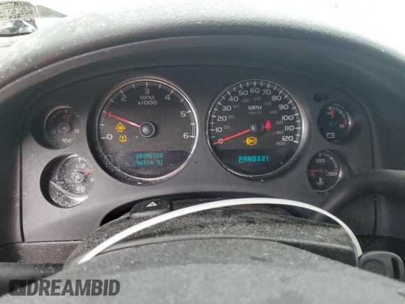 2007 Chevrolet Avalanche 3LT with VIN 3GNFK12347G209840, listed as a Copart auction lot 56121535 with 194,814 mi miles and Salvage title. Bid and sale history available at DreamBid. Image 9.